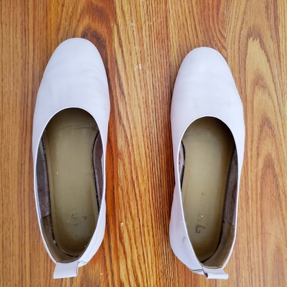 Everlane Italian Leather Day Glove Pale Pink Flats 6 - Picture 2 of 8